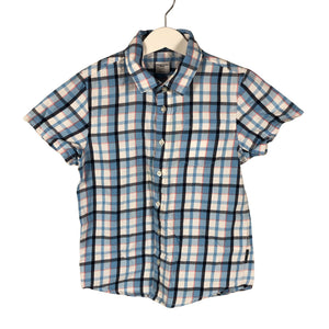 Unisex Polarn O. Pyret - Collared shirt, size 128 - 134 - Light blue (1)