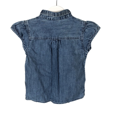 Unisex Polarn O. Pyret - Denim shirt, size 98 - 104 - Blue (2)