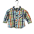Unisex Polarn O. Pyret - Collared shirt, size 68 - 74 - Blue ()