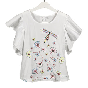Unisex Reima - Short-sleeved blouse, size 134 - 140 - White (1)