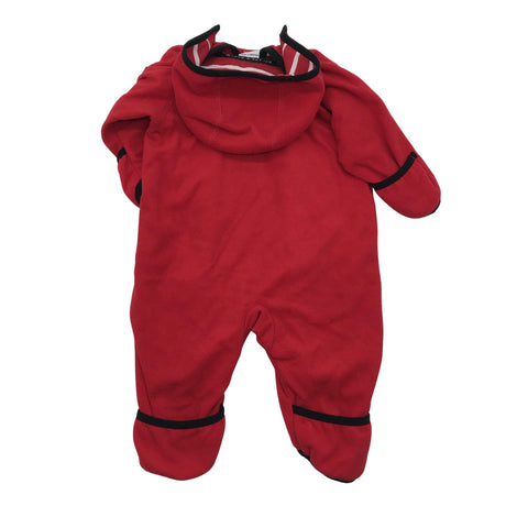 Unisex Polarn O. Pyret - Fleece overall, size 56 - 62 - Red (2)