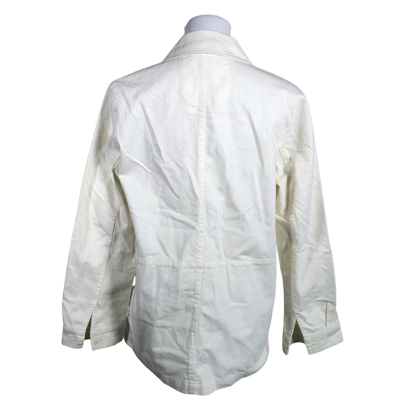 Unisex Seasalt Cornwall - Denim jacket, size 40 - White (2)