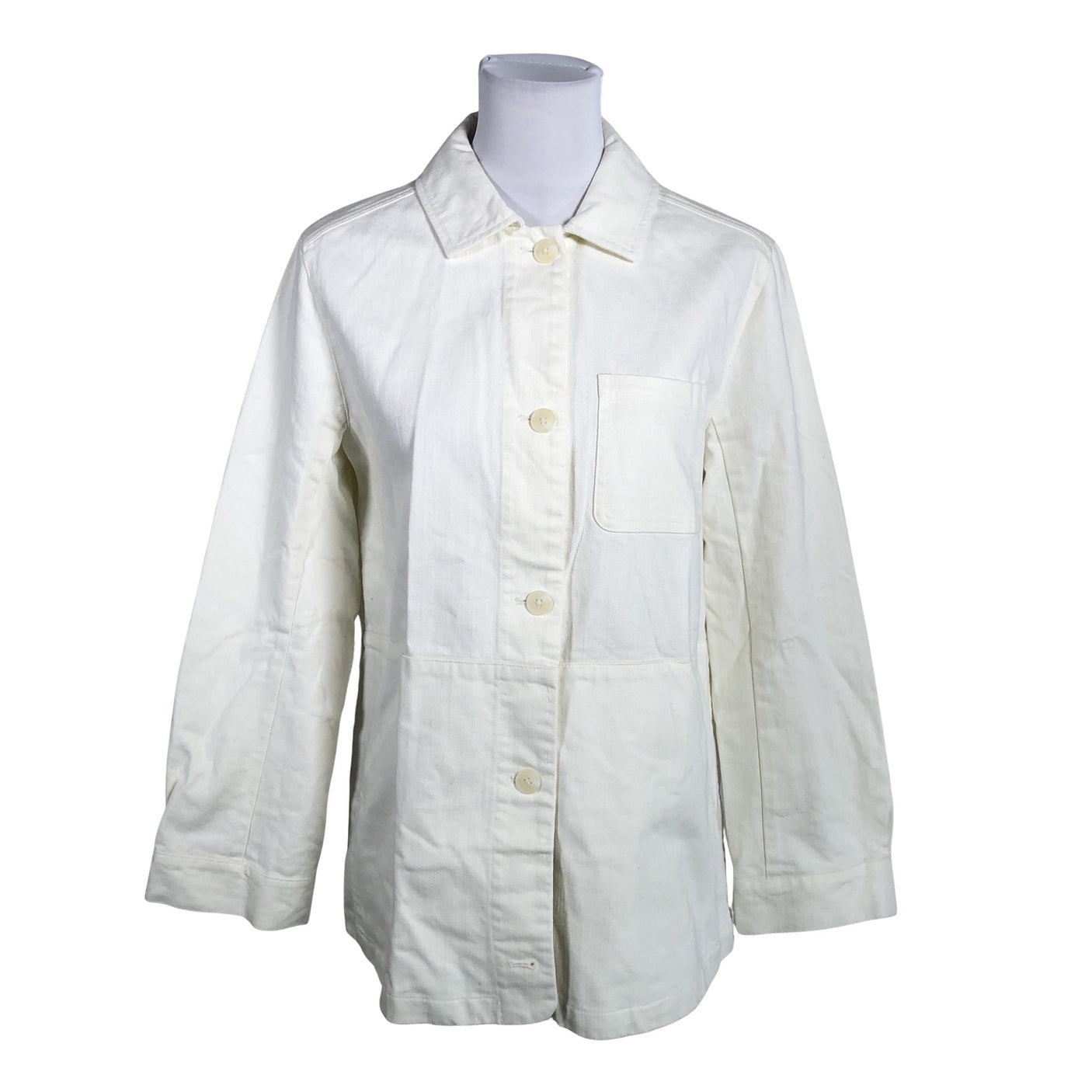 Unisex Seasalt Cornwall - Denim jacket, size 40 - White (1)