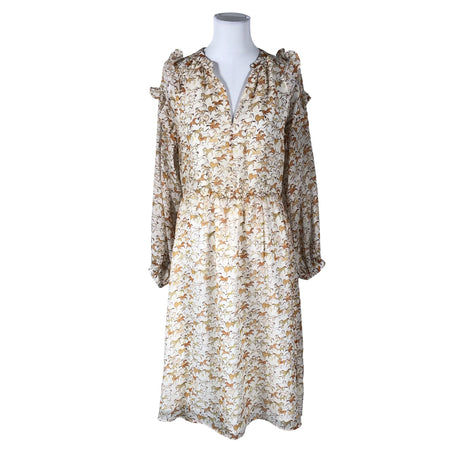 Unisex Cortefiel - Schiffon dress, size 38 - Beige ()