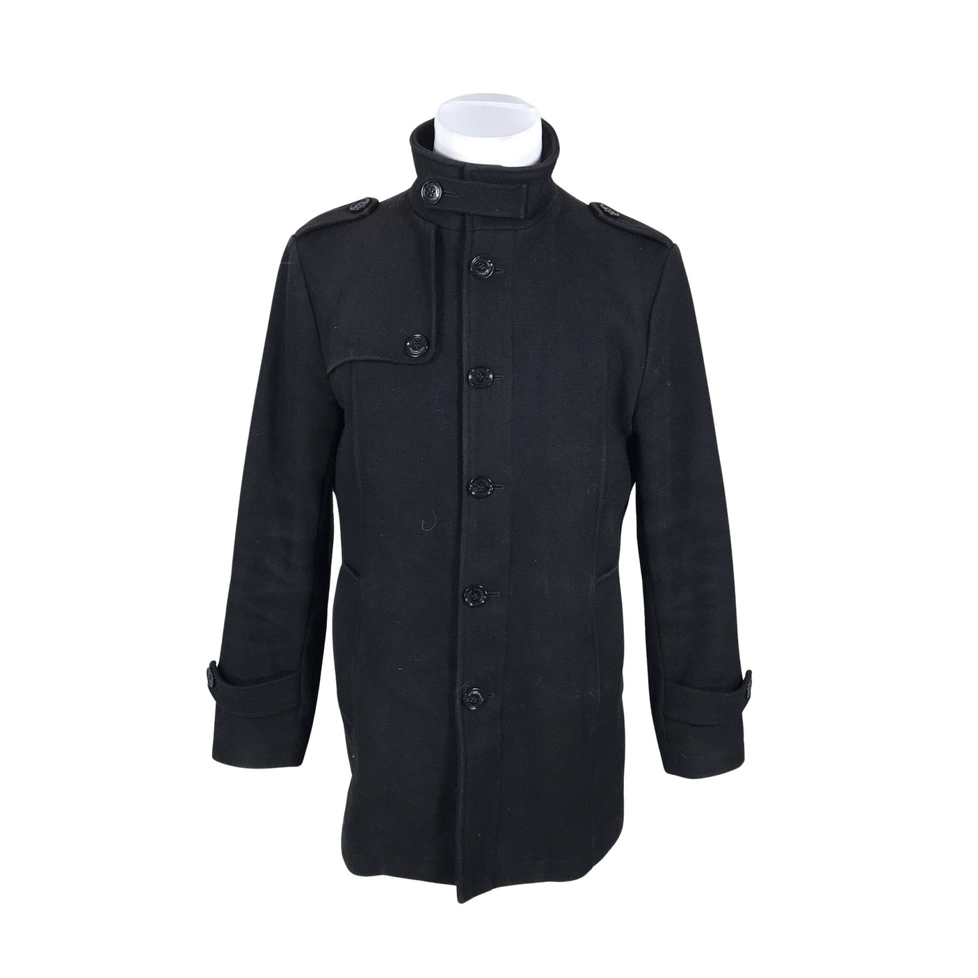 Unisex Selected - Wool coat, size M - Black (1)