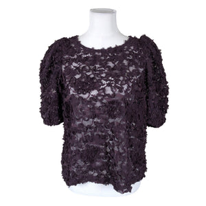 Unisex Holly & Whyte by Lindex - Short-sleeved blouse, size 40 - Violet (1)