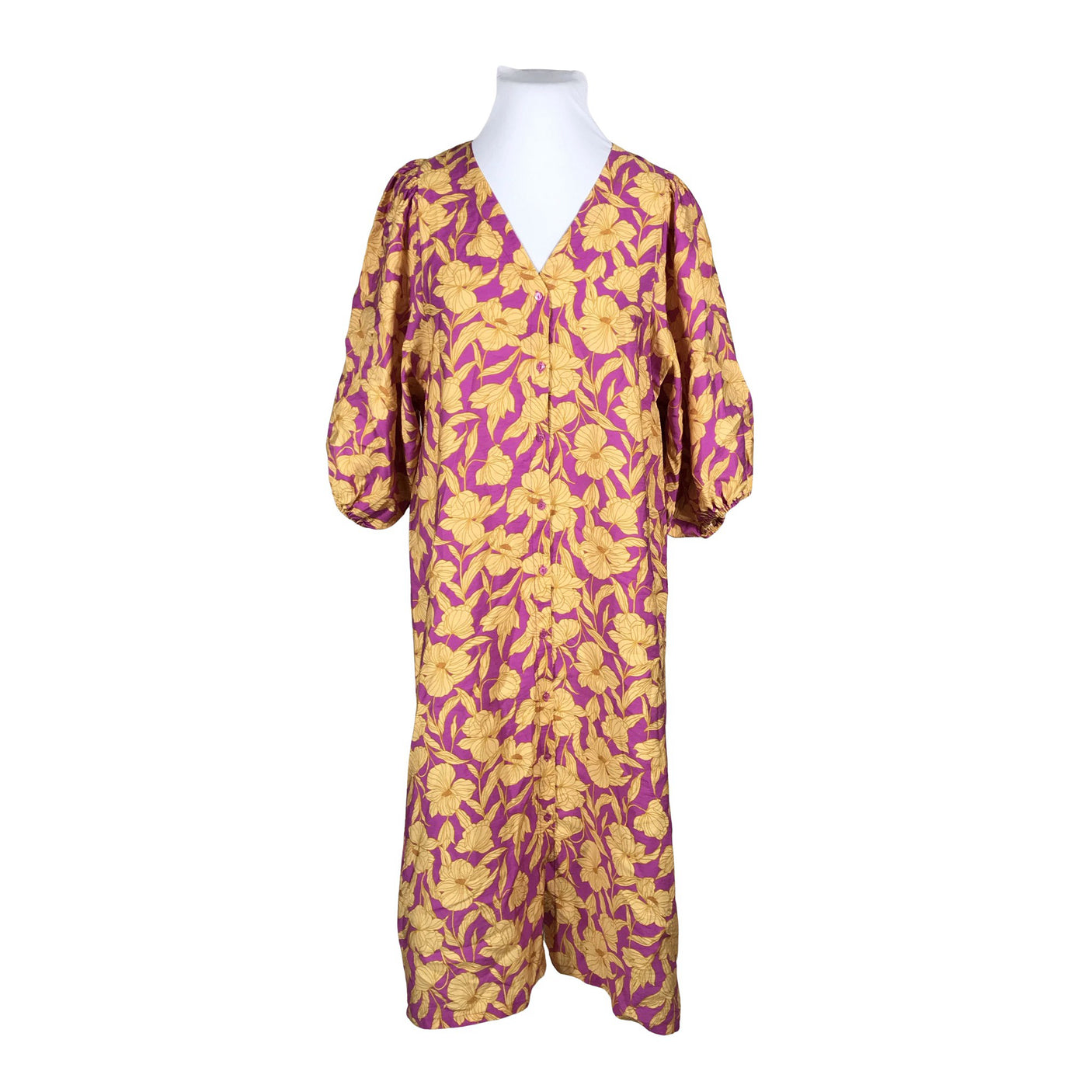 Unisex Lindex - Maxi dress, size 42 - Pink (1)