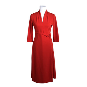 Unisex Gerry Weber - Tricot dress, size 36 - Red (1)