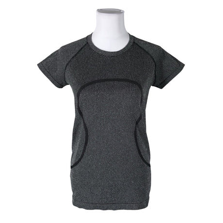 Unisex Lululemon - Sports shirt, short sleeve, size 40 - Gray ()