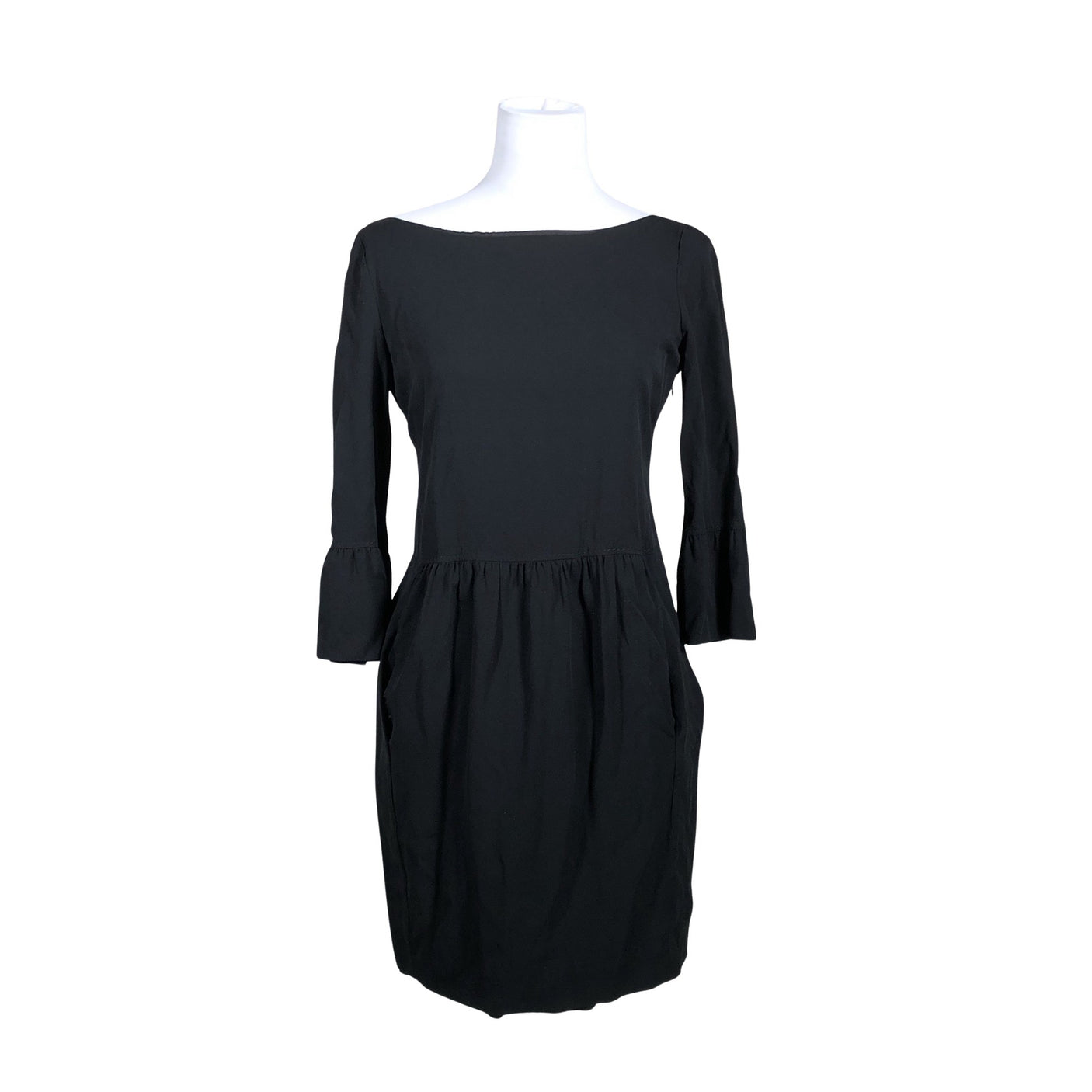 Unisex Moschino Cheap and Chic - Schiffon dress, size 38 - Black (1)