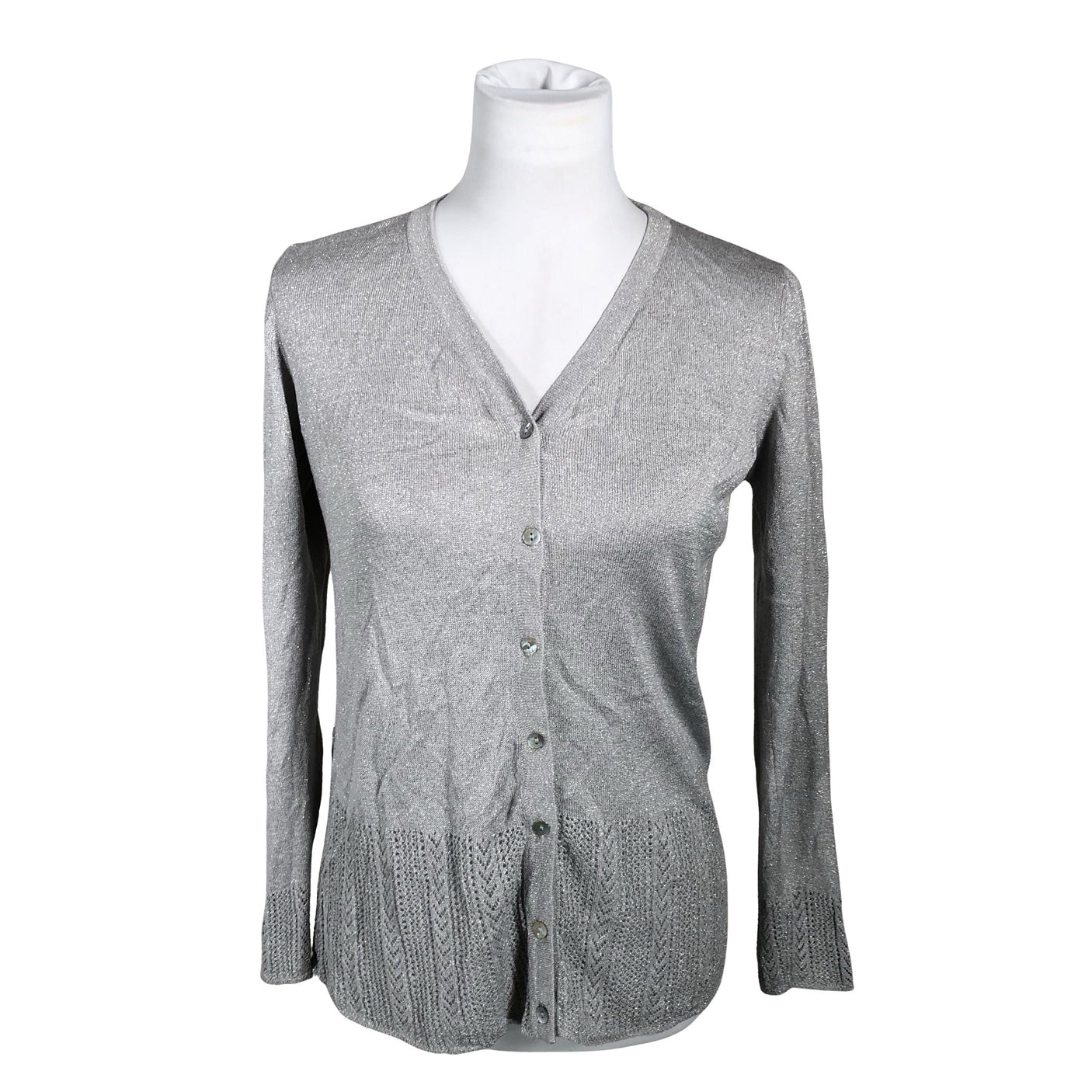 Unisex Lindex - Cardigan, size 38 - Gray (1)
