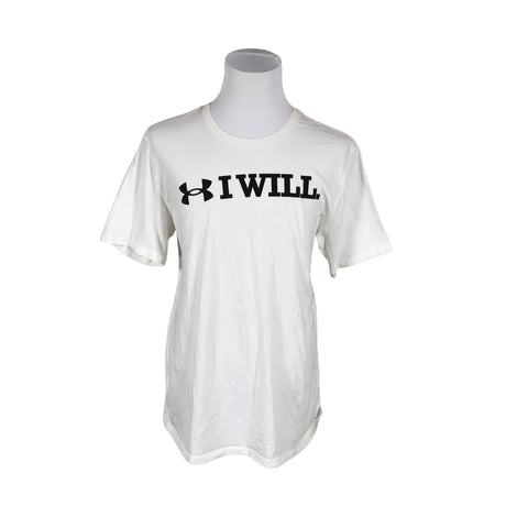 Unisex Under Armour - T-shirt, size XL - White ()