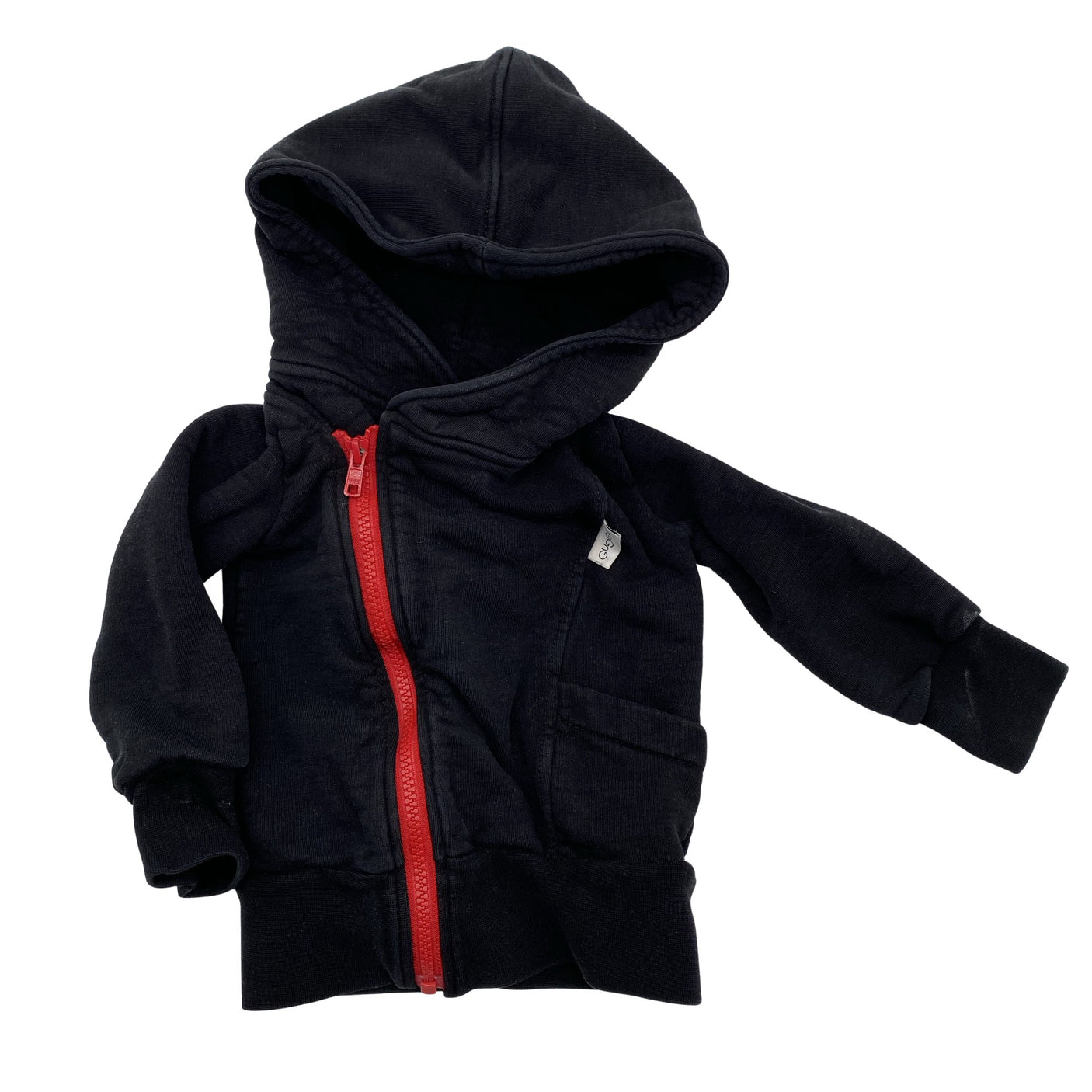 Unisex Gugguu - Hoodie, size 80 - 86 - Black (1)