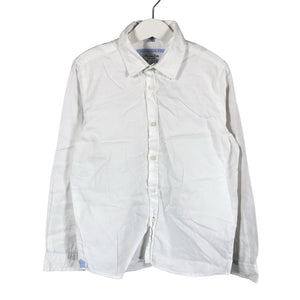 Unisex Massimo Dutti - Collared shirt, size 122 - 128 - White (1)