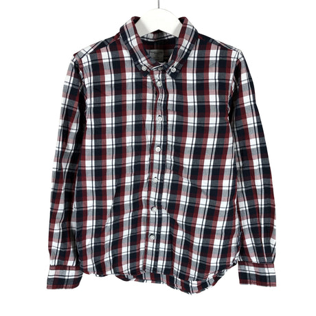 Unisex Polarn O. Pyret - Collared shirt, size 128 - 134 - Red ()