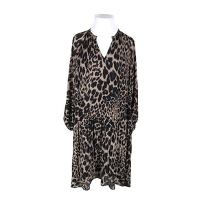 Unisex InWear - Schiffon dress, size 46 - Brown (1)