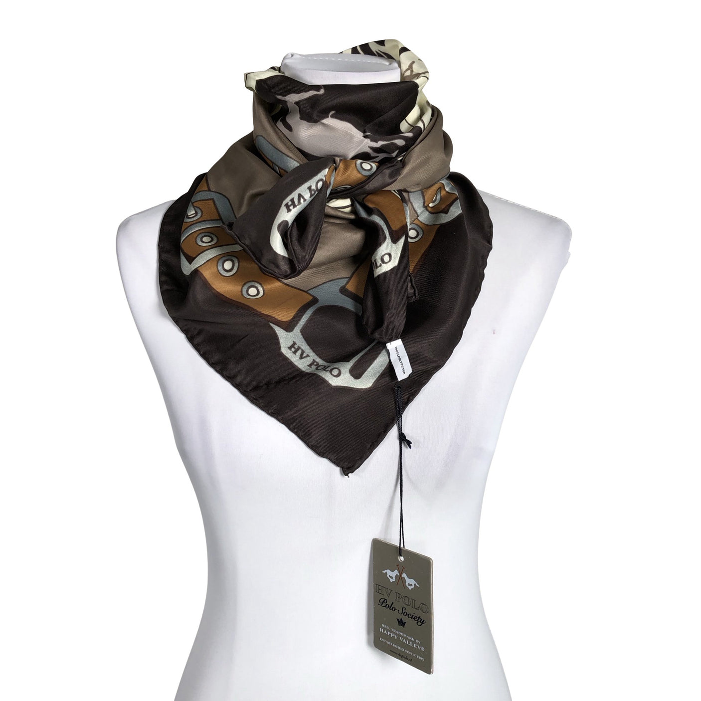 Unisex HV Polo - Scarf, size Midi - Brown (1)