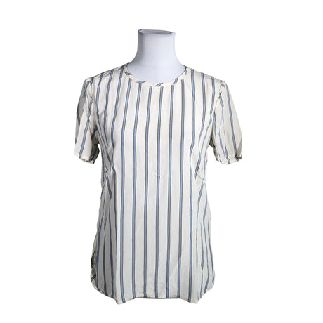 Unisex Samsoe&Samsoe - Short-sleeved blouse, size 36 - Natural white ()