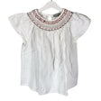 Unisex Coconut - Short-sleeved blouse, size 158 - 164 - White ()
