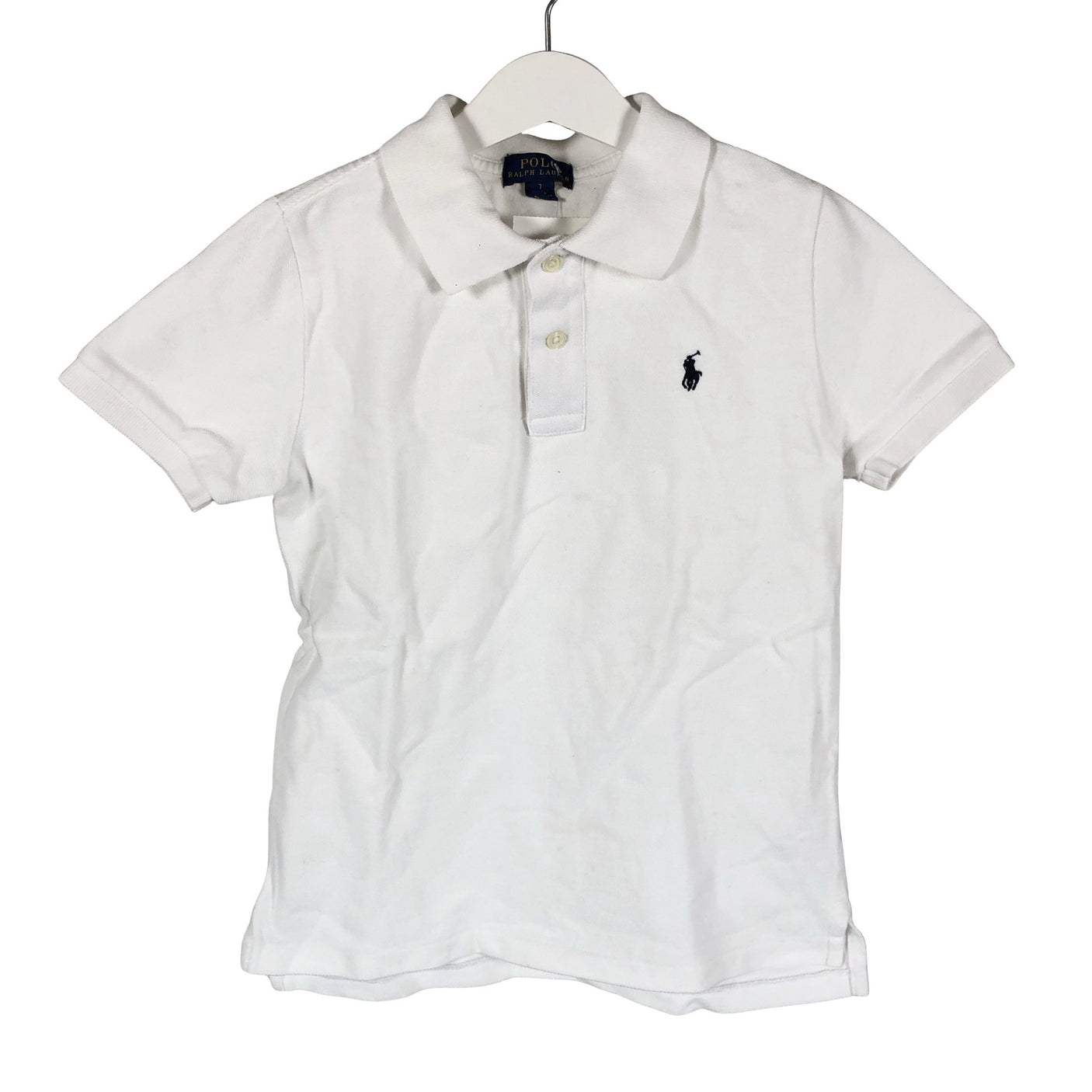 Unisex Polo Ralph Lauren - Polo shirt, size 128 - 134 - White (1)