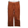 Unisex Arket - Velvet pants, size 40 - Orange ()