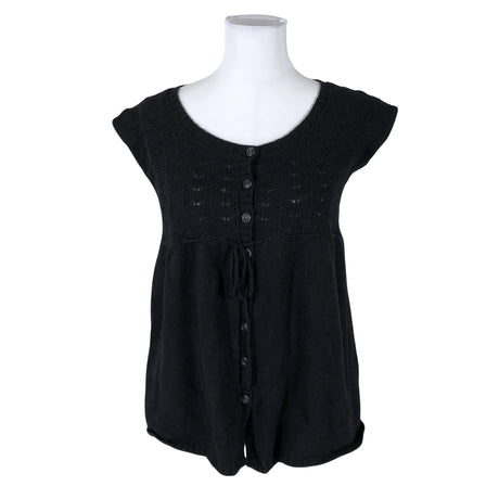 Unisex Benetton - Knit vest, size 40 - Black ()
