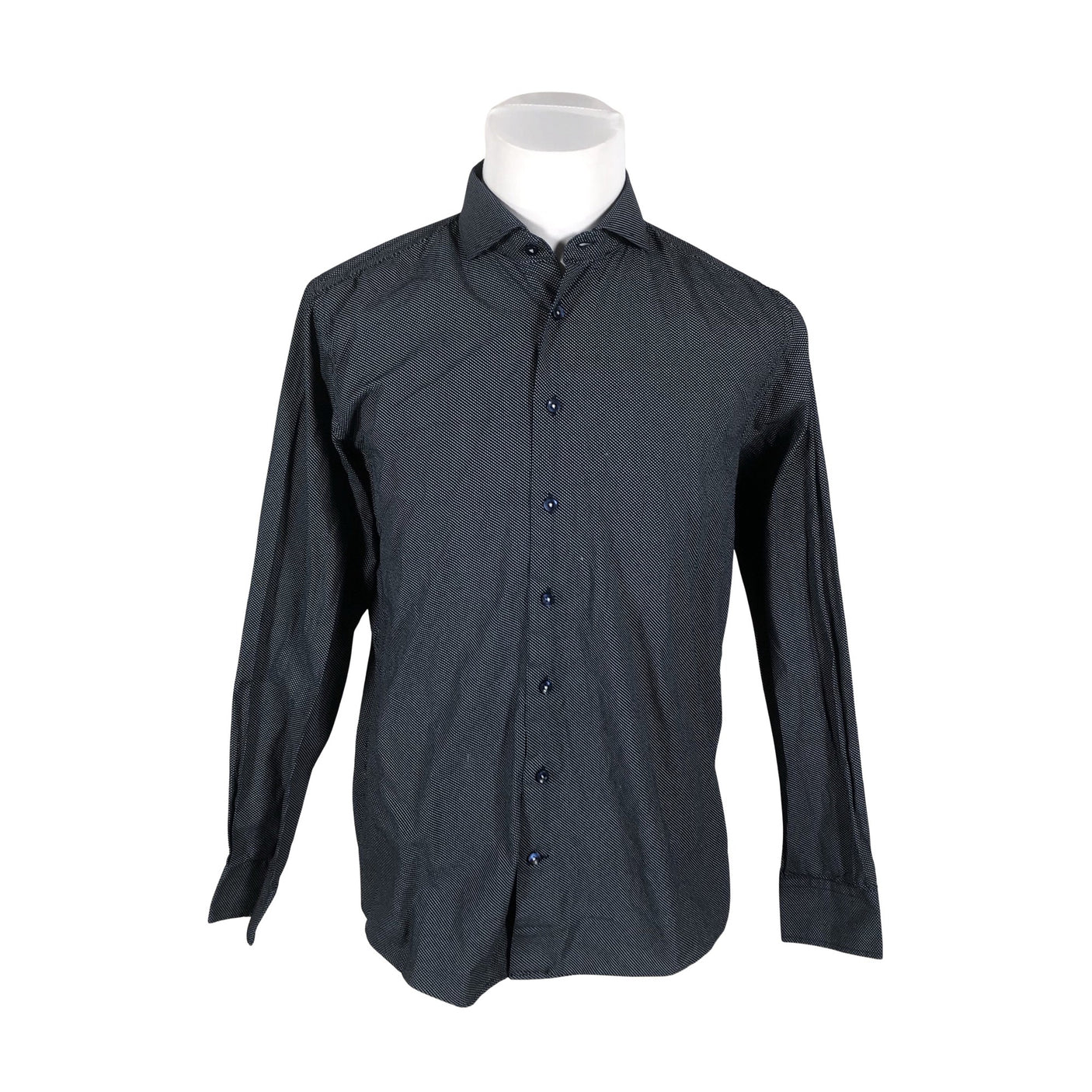 Unisex Ernst Alexis - Collared shirt, size L - Blue (1)