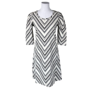 Unisex Cream - Tricot dress, size 34 - Black (1)