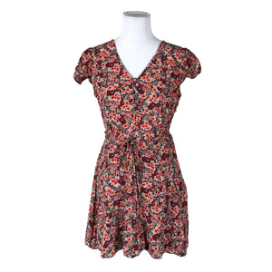 Unisex Jack Wills - Schiffon dress, size 38 - Red (1)