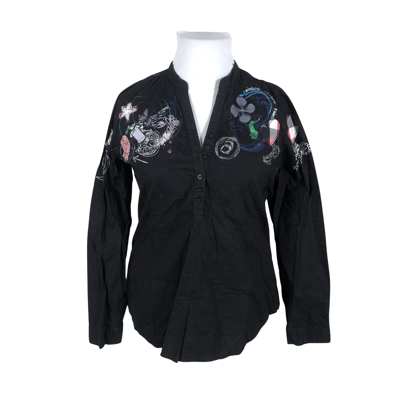 Unisex Desigual - Blouse, size 42 - Black (1)
