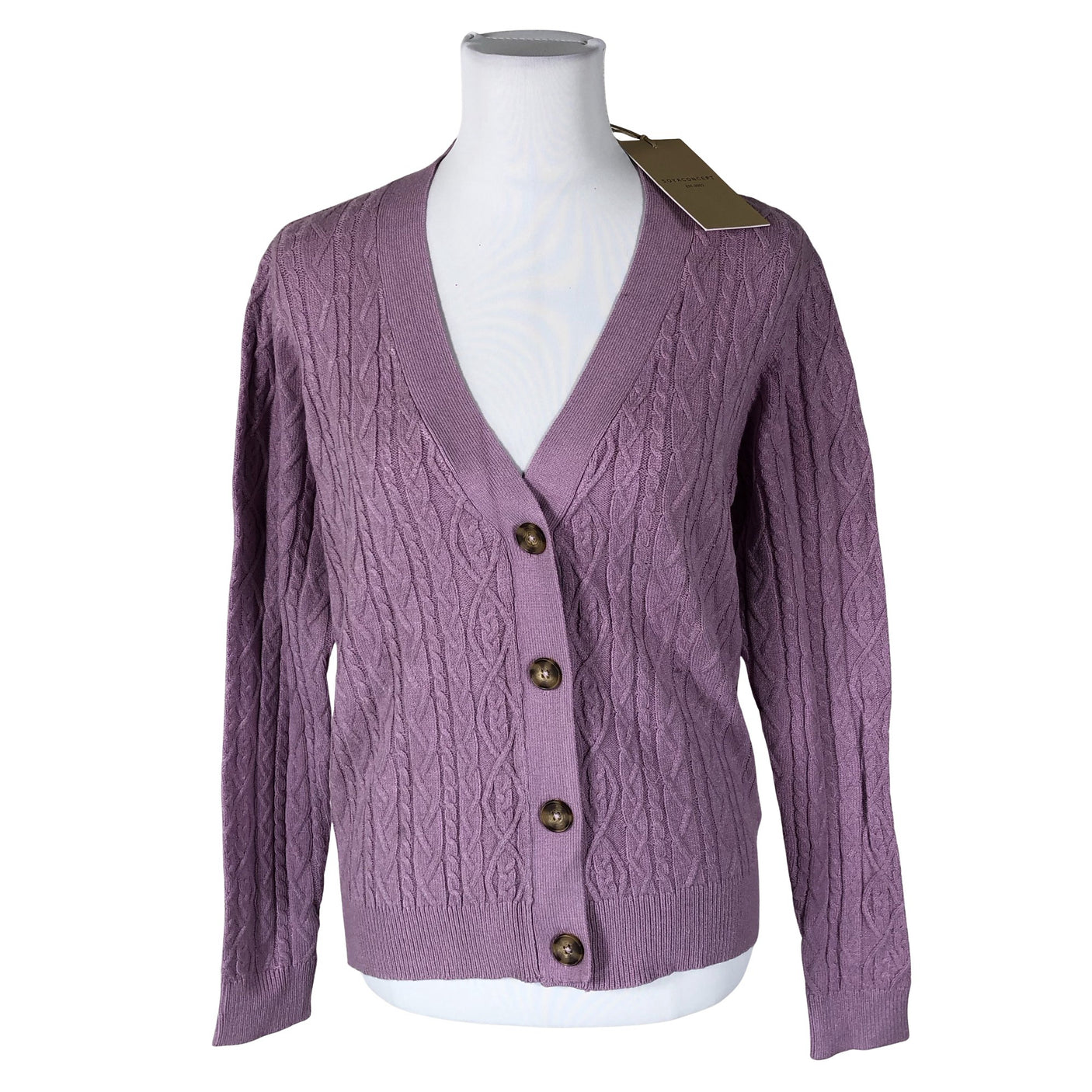 Unisex Soyaconcept - Cardigan, size 38 - Violet (1)
