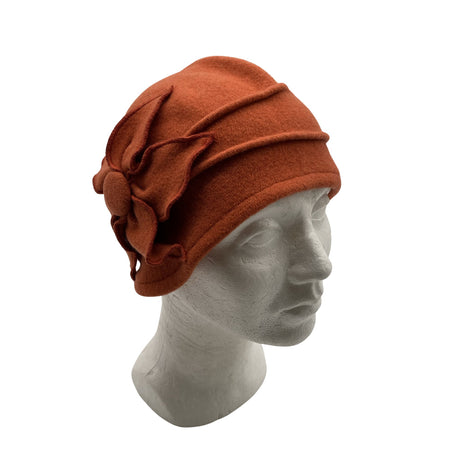Unisex Tonak - Winter hat, size 56 - Orange ()