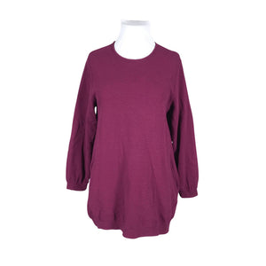 Unisex NOSH - Sweatshirt tunic, size 42 - Wine red (1)