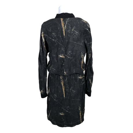 Unisex Blacky Dress - Schiffon dress, size 36 - Black (2)