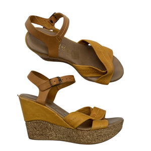 Unisex Sata - Wedge sandals, size 36 - Yellow (1)