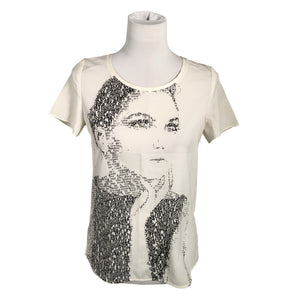 Unisex Esprit - Short-sleeved blouse, size 34 - White (1)