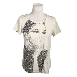 Unisex Esprit - Short-sleeved blouse, size 34 - White (1)