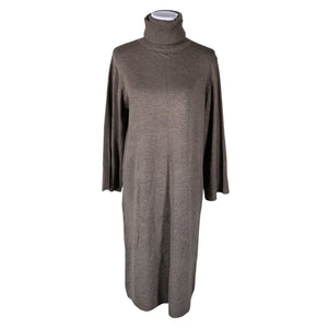 Unisex Movesgood - Knit dress, size 36 - Brown (1)