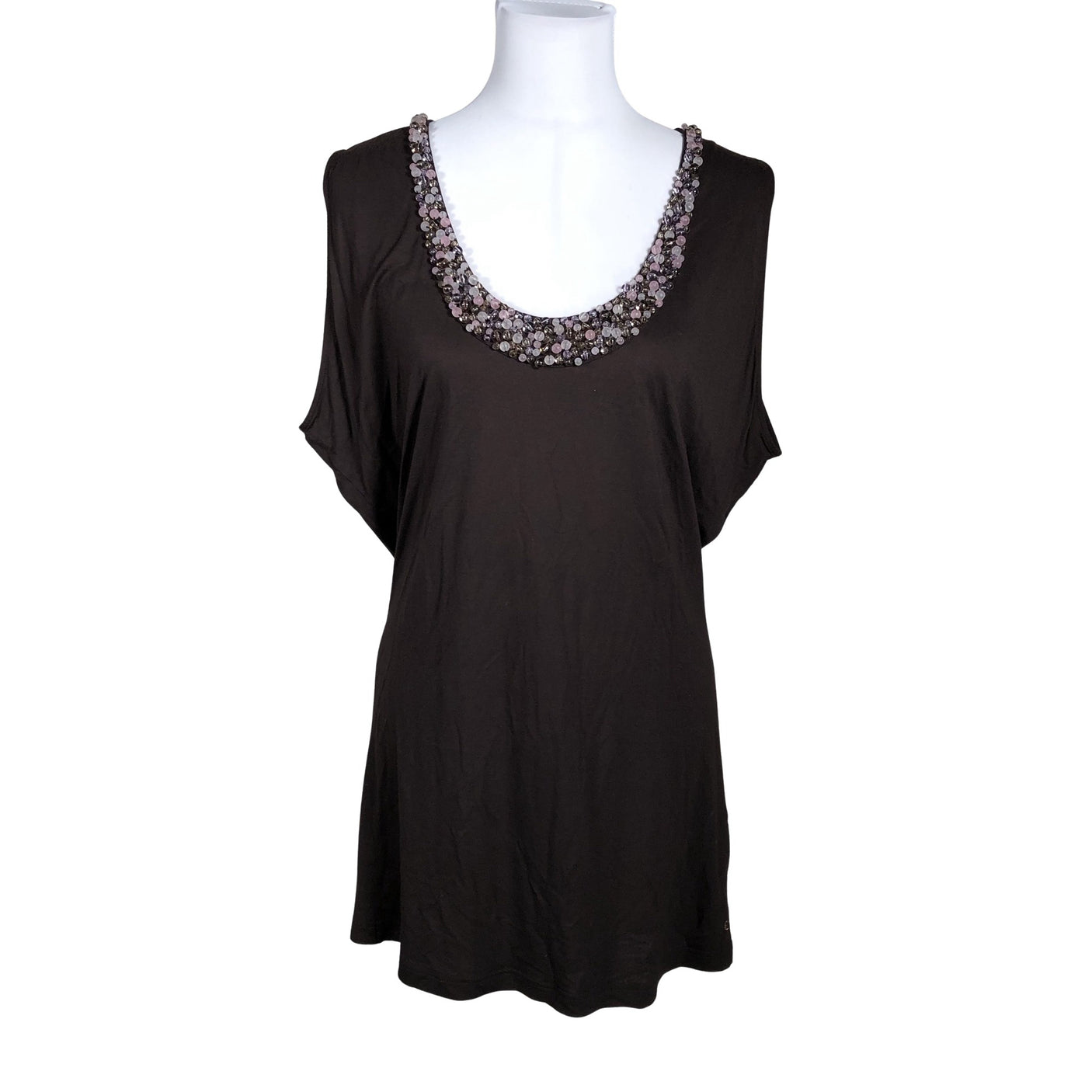 Unisex Escada Sport - Tricot tank top, size 38 - Brown (1)