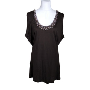 Unisex Escada Sport - Tricot tank top, size 38 - Brown (1)