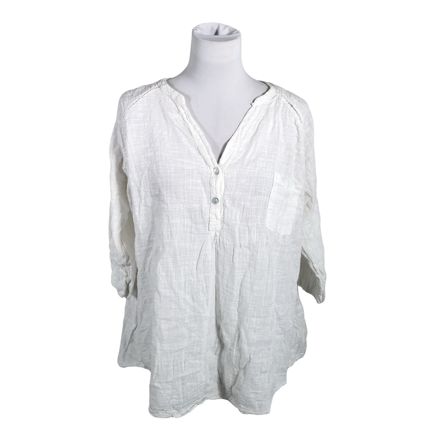 Unisex Bohemiana - Tunic, size 40 - White (1)