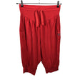 Unisex Super.natural - Tricot capri pants, size 38 - Red ()