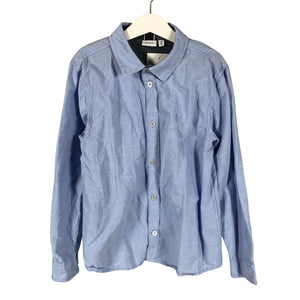 Unisex Name It - Collared shirt, size 134 - 140 - Light blue (1)