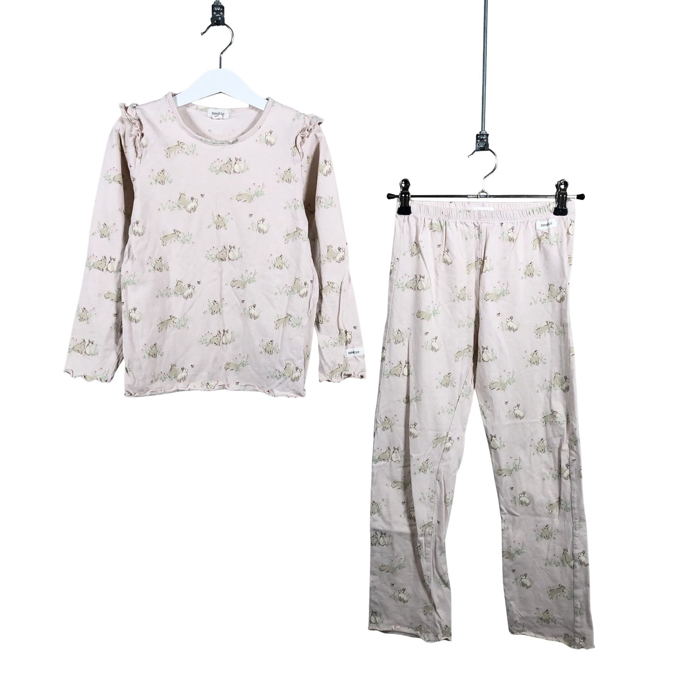 Unisex Newbie - Nightwear, size 122 - 128 - Light pink (1)