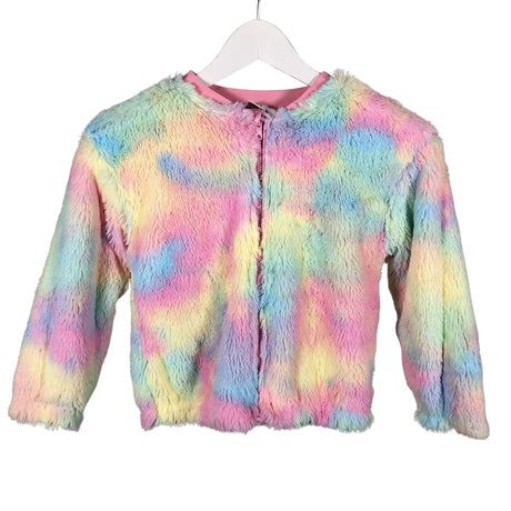Unisex Lindex - Fleece jacket, size 122 - 128 - Light pink ()