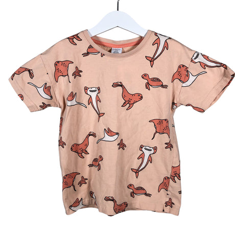 Unisex Lindex - T-shirt, size 110 - 116 - Light pink ()