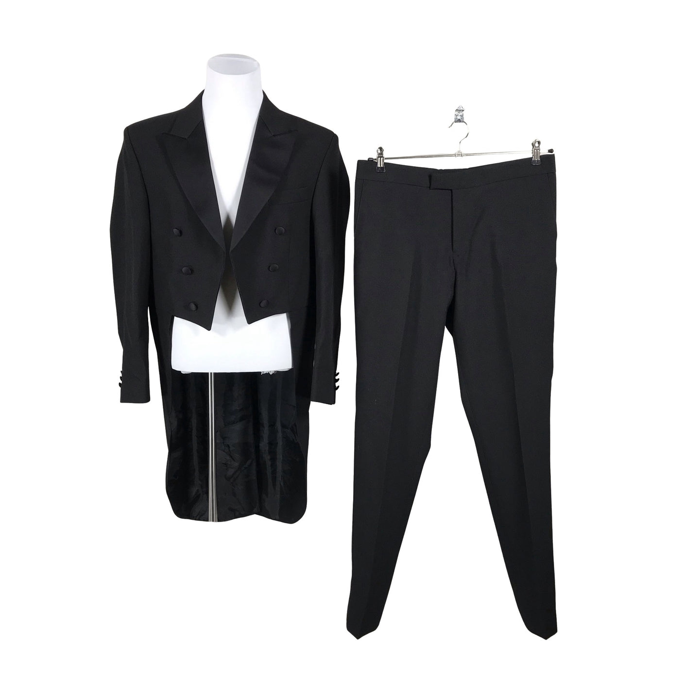 Unisex Tux & Tail - White tie, size L - Black (1)