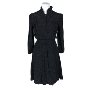 Unisex IVANAhelsinki - Schiffon dress, size 36 - Black (1)