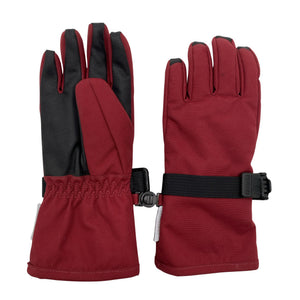 Unisex Reima - Winter gloves, size 4 - 5 vuotta - Wine red (1)