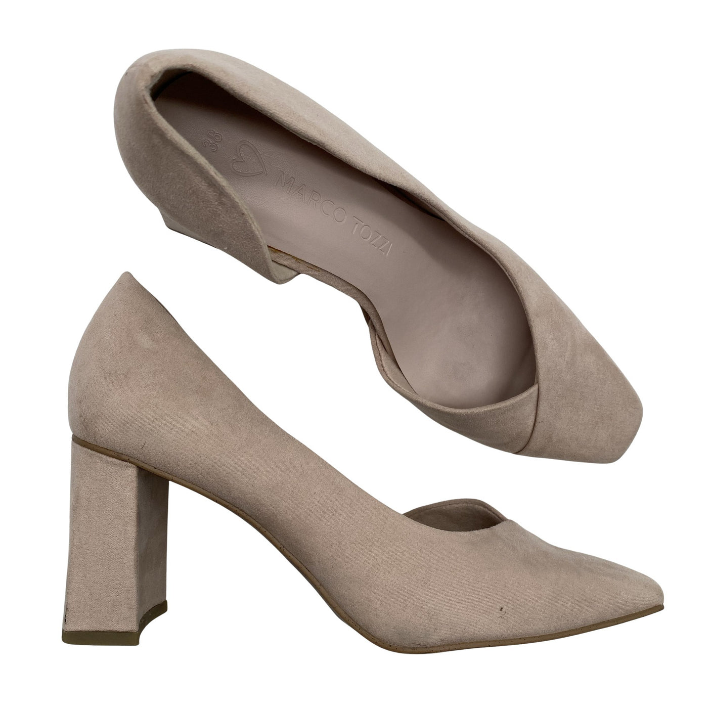 Unisex Marco Tozzi - High heels, size 38 - Light pink (1)